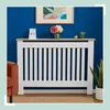 Osłona grzejnika Relaxdays, żaluzjowa, HBT 83x112x19 cm, do Podgląd zdjęcia produktu 2