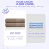 Set di 4 asciugamani Cloud Pillow 50x100 cm, 100% cotone, Anteprima dell’immagine prodotto 5