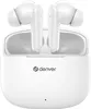 A pair of white wireless earbuds and their charging case are shown against a white background. Anteprima dell’immagine prodotto