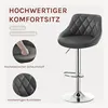 WOLTU 2er Set Barhocker Barstuhl leichte reinige Produktbild-Vorschau 4