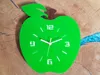 Wanduhr, Grüne Apfel, Quarzuhr, Stilvoll, Modern Design Produktbild-Vorschau 5