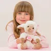 Teddy Hermann Agneau Frido, Doudou, peluche, 32 cm, 938545 Voir les images du produit 2