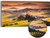 DEQORI Hybrid Leinwand Bild 60x30 cm 'Toskana Panorama' Produktbild-Vorschau 1