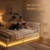 INONEFT  Polsterbett 140x200cm mit LED- und Produktbild-Vorschau 4