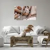 Bild auf Leinwand - Leinwandbild - 3 Teile - Sand Frau Produktbild-Vorschau 6