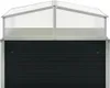 Gewächshaus Anthrazit 100x100x77 cm Verzinkter Stahl Produktbild-Vorschau 2