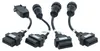 vhbw 8-tlg. OBD Adapter-Set auf OBD2 kompatibel mit Iveco Produktbild-Vorschau 8