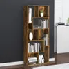 vidaXL Knihovna Smoked Oak 67x24x161 cm výrobek ze dřeva Náhled obrázku produktu 2