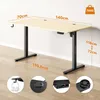 SENSE7 Nojo Výškovo nastaviteľný stôl 140x70 cm Elektrický Náhľad obrázku produktu 2