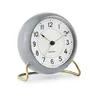 Stolní hodiny Arne Jacobsen Station Ø11 cm šedé/bílé Náhled obrázku produktu 2