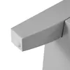 A close-up view of a light gray furniture leg with a white protective cap on the end. Voir les images du produit