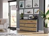 Moderná komoda Framire R-120 antracit mix artisan Náhľad obrázku produktu 5