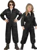 Two children, a boy and a girl, are posing in SWAT costumes. Produktbild-Vorschau