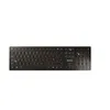 A black keyboard with copper accents is shown against a white background. Produktbild-Vorschau
