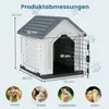 Plastikowa buda dla psa z zamykanymi drzwiami i wentylacją Podgląd zdjęcia produktu 2