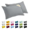 Lavea® 2er Set Kissenbezug 40x80 - 100% Baumwolle Jersey – Produktbild-Vorschau 1