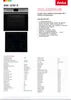 A product sheet for an Amica EHC 12761 E oven and hob set, showing images and technical specifications. Produktbild-Vorschau