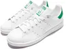 A pair of white Adidas Stan Smith sneakers with green accents. Náhled obrázku produktu