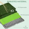 PawHut Welpentoilette Hundetoilette mit 2 Grasmatte Tablett Produktbild-Vorschau 5