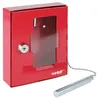 Notschlüsselkasten mit einem Glasbruchhammer von HMF in Rot Voir les images du produit