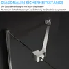 IMPTS Duschkabine 80x80cm Viertelkreis Duschabtrennung Rund Produktbild-Vorschau 6