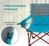 Chaise de camping COSTWAY pour 2 personnes, chaise pliante Voir les images du produit 6