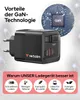 Verbatim GaN Charger 65W, Drinnen, AC, 20 V, 0,8 m, Schwarz Produktbild-Vorschau 5
