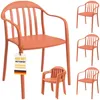Outsunny Gartenstuhl 4er Set wetterfest Gartenstühle aus Produktbild-Vorschau 1