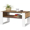 Akord Couchtisch Domi Eiche Craft/Weiß 92X53X45 Cm Produktbild-Vorschau 2