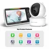 ZELURXX HD baby monitor s kamerou, nočním viděním, dálkovým Náhled obrázku produktu 2
