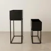 Längliche Blumenständer Loft aus Metall TINO, 2er-Set Produktbild-Vorschau 4