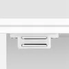 A close-up view of a white magnetic catch, likely for a cabinet or drawer, mounted underneath a white surface. Podgląd zdjęcia produktu