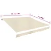 vidaXL Markisenbespannung Canvas Creme 450x300 cm -  Produktbild-Vorschau 7