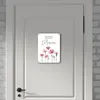 Aquarell Blumen Metallschild in 15x20 cm mit Spruch Ein Produktbild-Vorschau 6