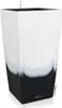 LECHUZA® Pflanzsäule CUBICO Color 30 Cambio Black & White Produktbild-Vorschau 3