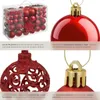 Lot 84 boules de Noël rouges - rouge Voir les images du produit 5