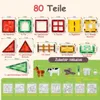Olvy Magnetische Bausteine Montessori Spielzeug 80 pcs Produktbild-Vorschau 2