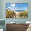 MuchoWow® - Leinwandbilder - Düne - Gras - Meer - Strand, Produktbild-Vorschau 4