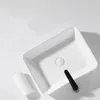 Umywalka nablatowa ceramiczna stawiana biała stawiana 49x38 Podgląd zdjęcia produktu 3