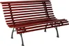 XL Gartenbank Parkbank Massivholz Metall pulverbeschichtet Produktbild-Vorschau 4