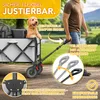 Chariot pliable TRESKO® 300 L avec frein, gris | Chariot à Voir les images du produit 7
