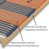 Lattenrost 140x200 cm – 7-Zonen – Kopfteil & Härte Produktbild-Vorschau 8
