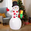 Aufblasbarer Schneemann,180cm Aufblasbares Weihnachten Produktbild-Vorschau 2