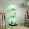 Vitrina expositora de vidrio con iluminación LED y puertas Vista previa de la imagen del producto 9