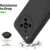 A black phone case is shown on a cracked surface, suggesting drop protection. Produktbild-Vorschau
