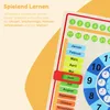 Holz Jahresuhr Lernuhr - Kinderuhr ab 36 Monaten ca. 30 x Produktbild-Vorschau 3