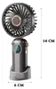 Přenosný ruční ventilátor s možností dobíjení, mini Náhled obrázku produktu 5