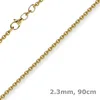 2,3mm Kette Collier Rundankerkette aus 585 Gold Gelbgold, Produktbild-Vorschau 1