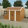 Stalen tuinhuizen 300x240 cm – Weersbestendige metalen Productafbeelding-voorbeeld 1