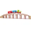 BigJigs Holz Eisenbahn Viadukt - Holzeisenbahn Zubehör Produktbild-Vorschau 5